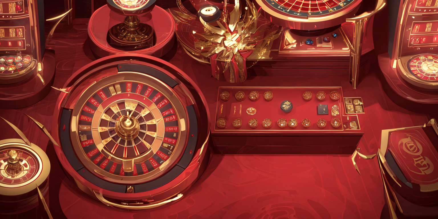 Online Casino Slot-Walzen mit goldenen Symbolen